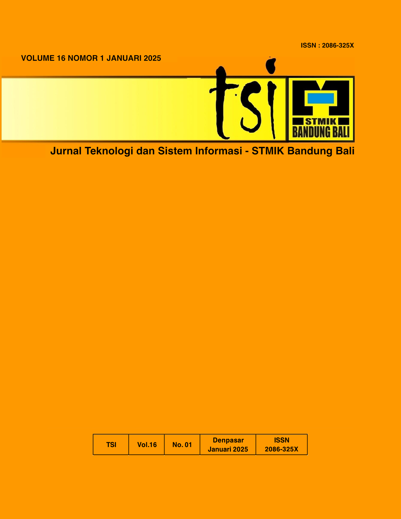 					View Vol. 16 No. 01: Bulan Januari 2025
				